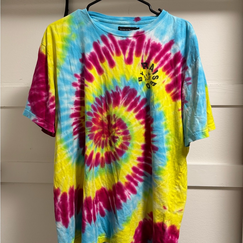 Tie-Dye T-Shirt with Spiral Design